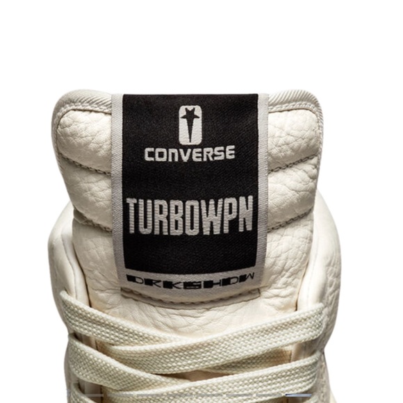 NIB Converse x DRKSHDW TURBOWPN Basketball high top, collab Rick Owens, M8.5 W11 - Picture 5 of 6